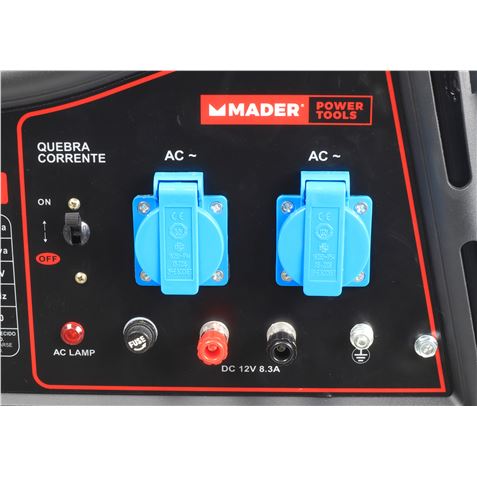 GENERADOR MONOFÁSICO 5.5KVA MADER - 63611-3