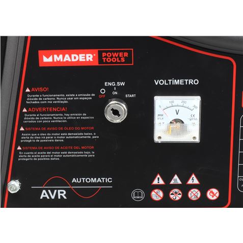 GENERADOR MONOFÁSICO 5.5KVA MADER - 63611-4