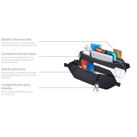 RIÑONERA SPORT FANNY NEGRA XIAOMI - BHR5226GL-1