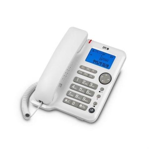 TELEFONO DE SOBREMESA O MURAL SPC 3608B | MANOS LIBRES | PANTALLA CON LUZ - 3608B