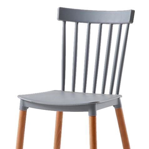 PACK 2 SILLAS DESIGN D800 GRISES MUVIP - MV0502-2