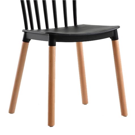 PACK 2 SILLAS DESIGN D800 NEGRAS MUVIP - MV0501-1