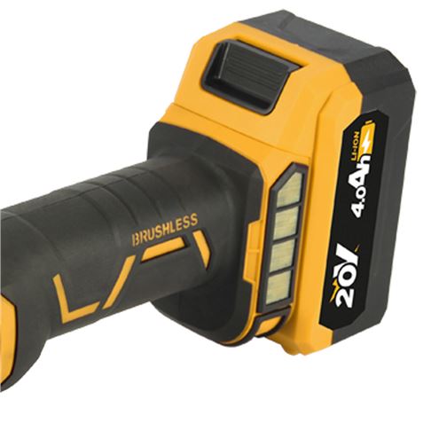 RADIAL 115MM S/CARBONES 20V | BATERIA 4AH BLIM - BL0402-2