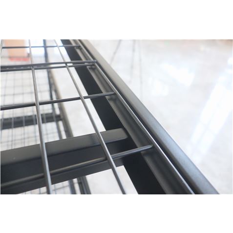 ESTANTERIA METÁLICA INDUSTRIAL NEGRA 4 BALDAS 195X183X61CM BLIM - BL0399-3