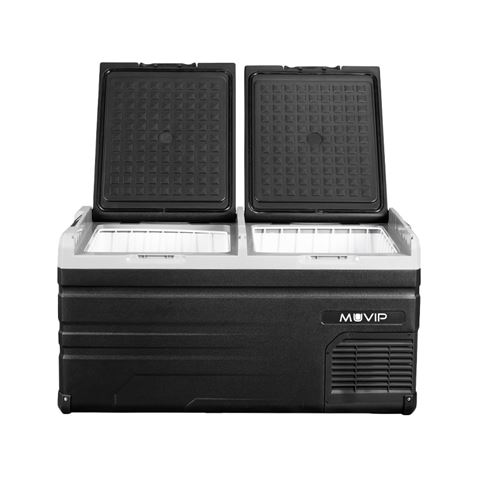 NEVERA PORTATIL CON COMPRESOR LG 90 LITROS DOBLE ZONA MUVIP - MV0514-1