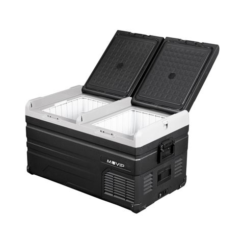 NEVERA PORTATIL CON COMPRESOR LG 72 LITROS DOBLE ZONA MUVIP - MV0513-1