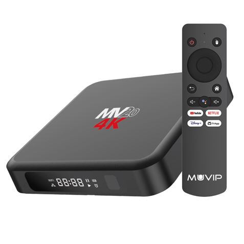 MINI PC SMART TV MV20 4K 5G | ANDROID 12 | QUAD CORE | 4GB RAM | 32GB MUVIP - MV0503