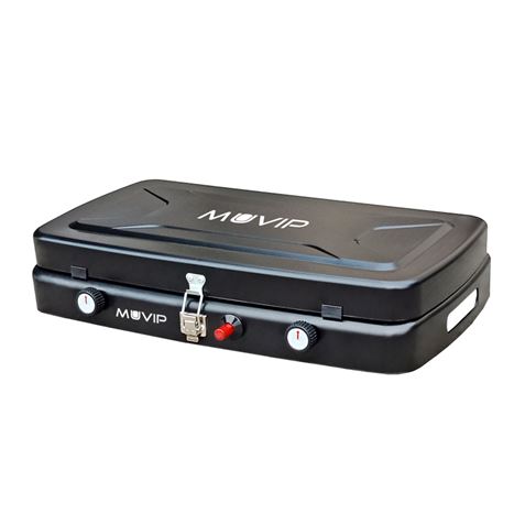 COCINA DE GAS 2 FUEGOS + PROTECTORES CONTRA VIENTO MUVIP - MV0488-1