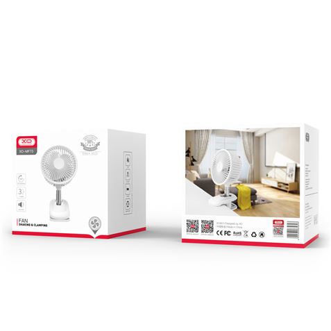 VENTILADOR MULTIFUNCIÓN CLIP FAN BATERÍA MF73 XO - XOMF73-1