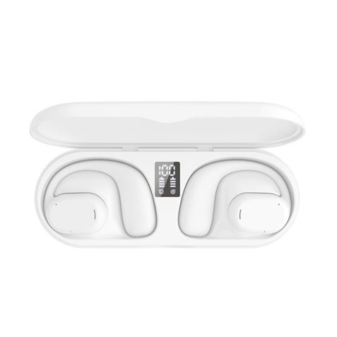 AURICULARES TWS X25 | PANTALLA DIGITAL + CONDUCCIÓN DE AIRE | BLANCOS XO - XOX25WH-1