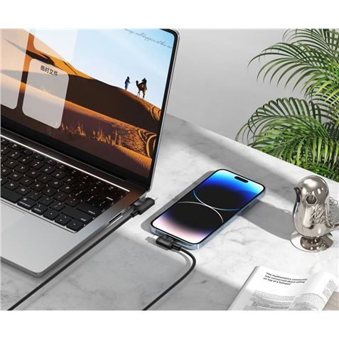 CABLE NB237 CARGA RAPIDA 4 EN 1 | MICRO + TIPO C + LIGHTNING A USB/TIPO C - XONB237BK-2