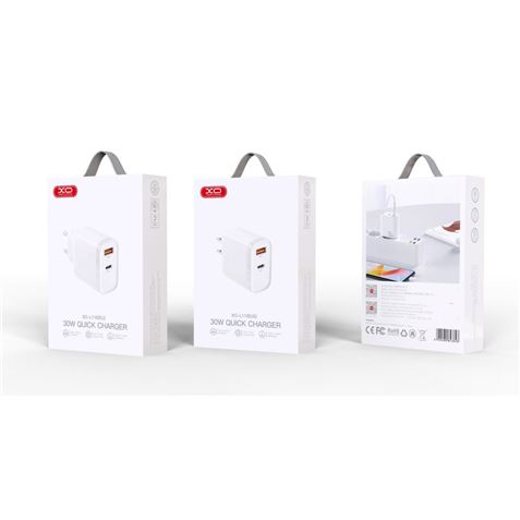 CARGADOR DE CORRIENTE L116 30W TIPO C + USB XO - XOL116-1