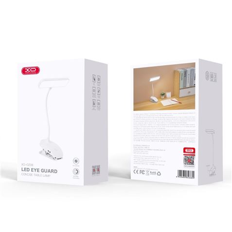 LAMPARA LED CON BATER Y PINZA | 3 TEMPERATURAS DE LUZ | PLEGABLE | XO - XOOZ06-2