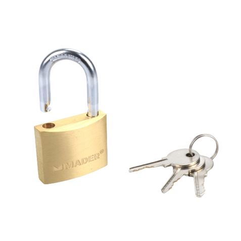 CANDADO LATON, 40 MM MADER - 31187-2