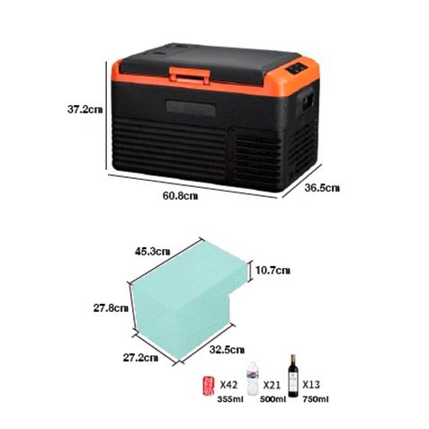 NEVERA DE COMPRESOR PORTATIL 30 LITROS 55W MUVIP - MV0474ESP