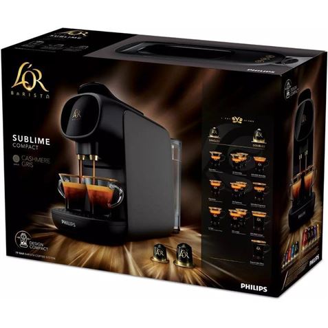 CAFETERA CAPSULAS PHILIPS LOR BARISTA SUBLIME COMPACT NEGRA - LM9012-20-2