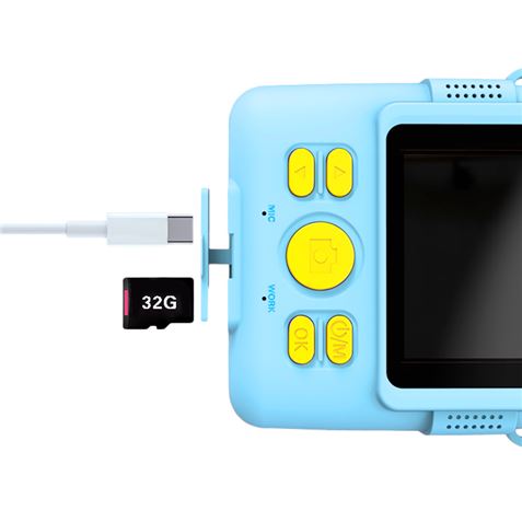 CÁMARA PHOTO CREATOR DE IMPRESIÓN INSTANTÁNEA ALL IN ONE AZUL CAMVIEW - CV0239-4