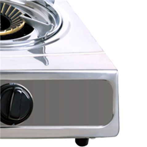 COCINA GAS INOX 3 FUEGOS SERIE STRONG MUVIP - MV0375-3