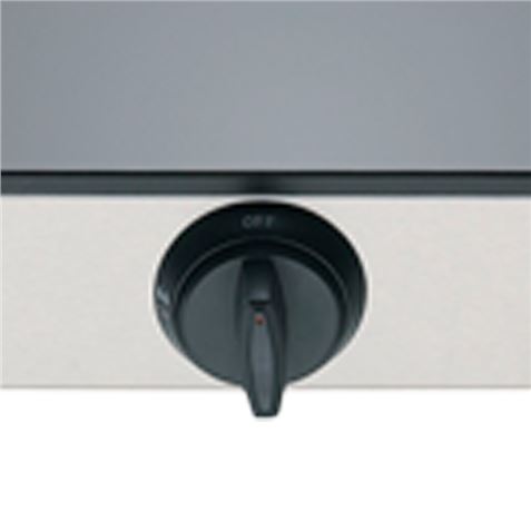 COCINA GAS INOX 3 FUEGOS CRISTAL TEMPLADO MUVIP - MV0385-2