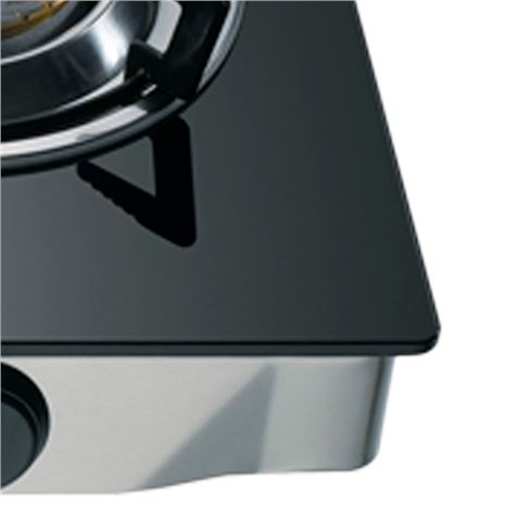 COCINA GAS INOX 3 FUEGOS CRISTAL TEMPLADO MUVIP - MV0385-3