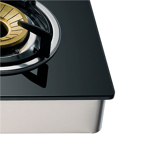 COCINA GAS INOX 4 FUEGOS CRISTAL TEMPLADO MUVIP - MV0386-3