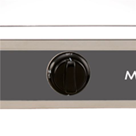 COCINA GAS INOX 3 FUEGOS SERIE STRONG + TAPA MUVIP - MV0453-2