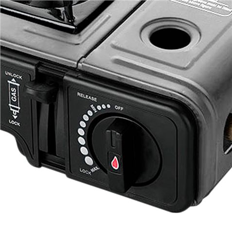 COCINA DE GAS PORTATIL BOMBONA + ADAPTADOR BOTELLA MUVIP - MV0337_03