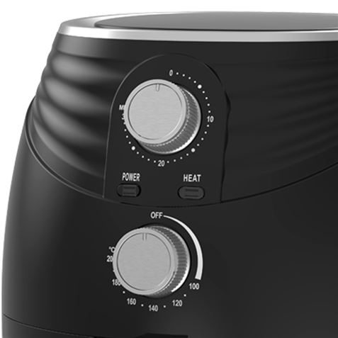 FREIDORA AIRE CALIENTE 3.5 LITROS 1400W MUVIP - MV0371_02