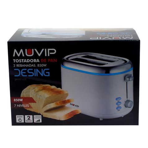 TOSTADORA DE PAN 850W DESIGN MUVIP - MV0163-1
