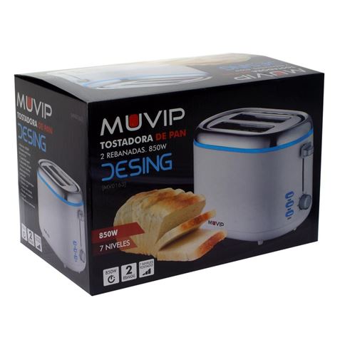 TOSTADORA DE PAN 850W DESIGN MUVIP - MV0163-2