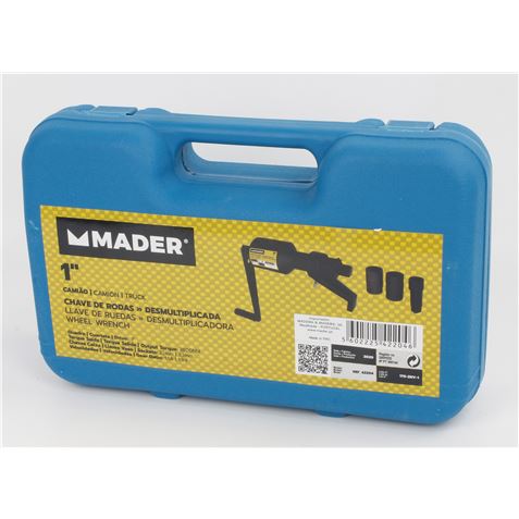 LLAVE DE RUEDAS DESMULTIPLICADORA PARA CAMIÓN 1" MADER - 42204-1