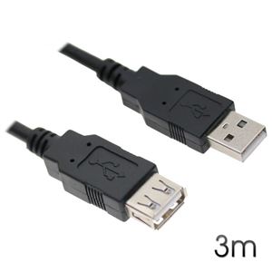CABLE USB 2.0 EXTENSION 3M AM-AF CROMAD - CR0129