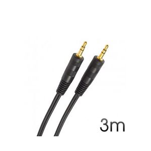 CABLE STEREO MINI JACK 3.5 M/M AUDIO 3M CROMAD - CR0135