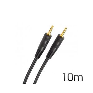 CABLE STEREO MINI JACK 3.5 M/M AUDIO 10M CROMAD - CR0137