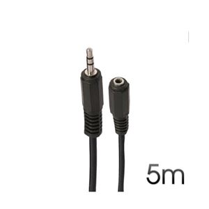 CABLE STEREO MINI JACK 3.5 EXTENSION M/H 5 METROS CROMAD - CR0138