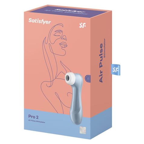 SATISFYER PRO 2+ VIBRACION AZUL GEN 2 - 4061504009889-1
