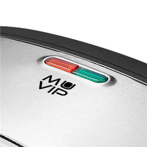 REACONDICIONADO SANDWICHERA INOX GRILL 750W NEGRA MUVIP - MV0187_04