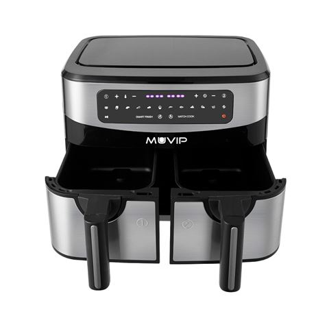 FREIDORA AIRE CALIENTE DOBLE 9 LITROS 2600W PANTALLA TACTIL MUVIP - MV0520-1