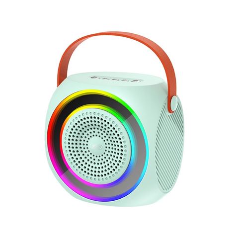 ALTAVOZ BLUETOOTH F42 + MICRÓFONO + EFECTOS LED AZUL XO - XOF42BL-1