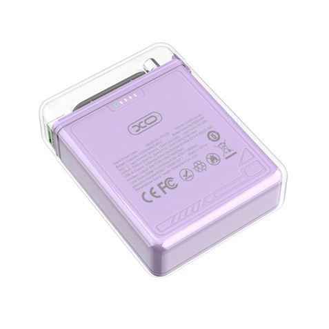 POWERBANK MAGNÉTICA MINI PR226 LED 10000MAH | USB + TIPO C | VIOLETA XO - XOPR226PU-2