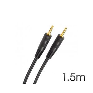 CABLE STEREO MINI JACK 3.5 M/M AUDIO 1.5M CROMAD - CR0039