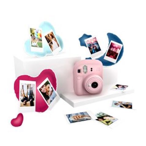 PACK BEST MEMORIES CAMARA INSTANTANEA INSTAX MINI 12 ROSA FUJIFILM - 70100161817-1