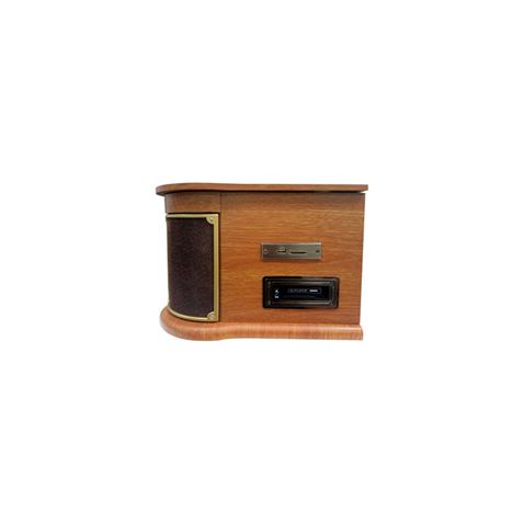 TOCADISCOS DE MADERA RETRO | CD | FM | BT | CASSETTE | PXRC52CDWD SUNSTECH - PXRC52CDWD-2