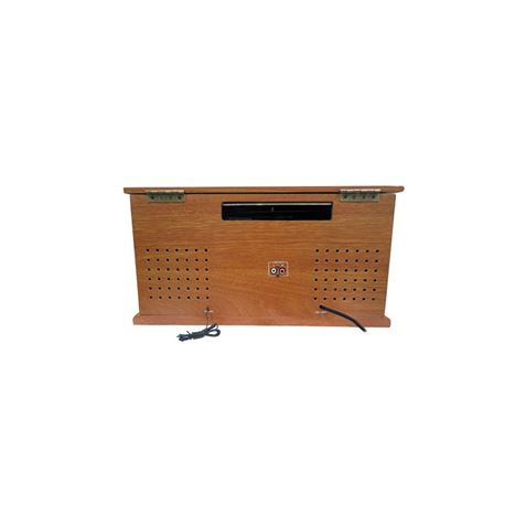 TOCADISCOS DE MADERA RETRO | CD | FM | BT | CASSETTE | PXRC52CDWD SUNSTECH - PXRC52CDWD-3