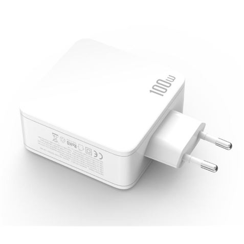 CARGADOR DE CORRIENTE CE14 100W 2 X TIPO C + 1 X USB XO BLANCO - XOCE14-2