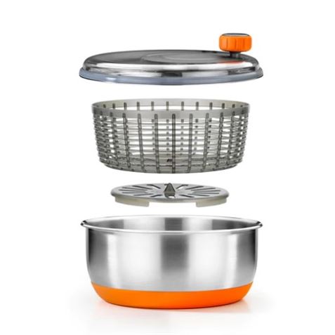 CENTRIFUGADOR + BOL ACERO ENSALADA EFFICIENTE - A273001-2