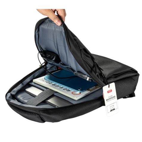MOCHILA SPORT PARA PORTÁTILES HASTA 15.6" CB02BK NEGRA XO - XOCB02-2