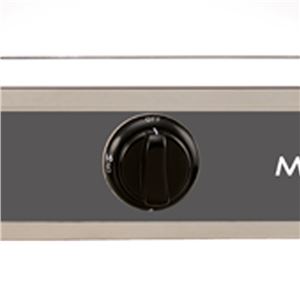 REACONDICIONADA COCINA GAS INOX 3 FUEGOS SERIE STRONG + TAPA MUVIP - MV0453-2