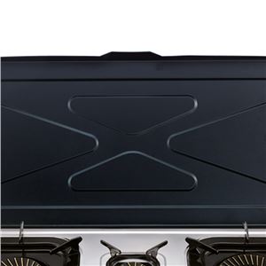 REACONDICIONADA COCINA GAS INOX 3 FUEGOS SERIE STRONG + TAPA MUVIP - MV0453-3