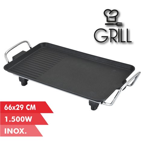 PLANCHA DE ASAR 66X29CM 1500W MUVIP - MV0367